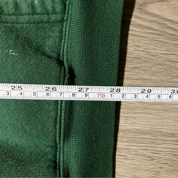 90s Adidas faded and distressed made in USA green hoodie sweater men’s XL VTG. - Picture 13 of 16